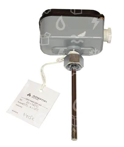 termostat TH 140 ZP16 - T = 20-140 °C, L = 124 mm